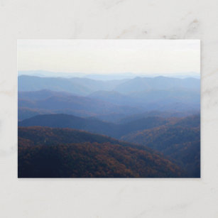 Blue Ridge Mountains, North Carolina Postkarte