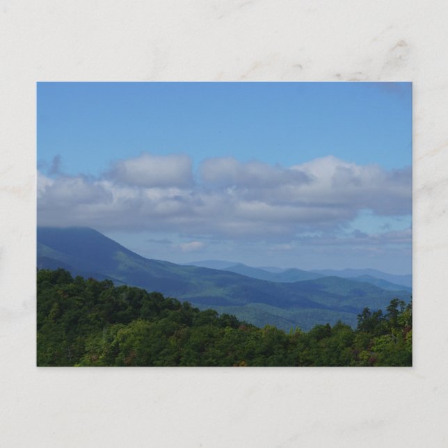 Blue Ridge Mountains of NC Carte postale (Devant)