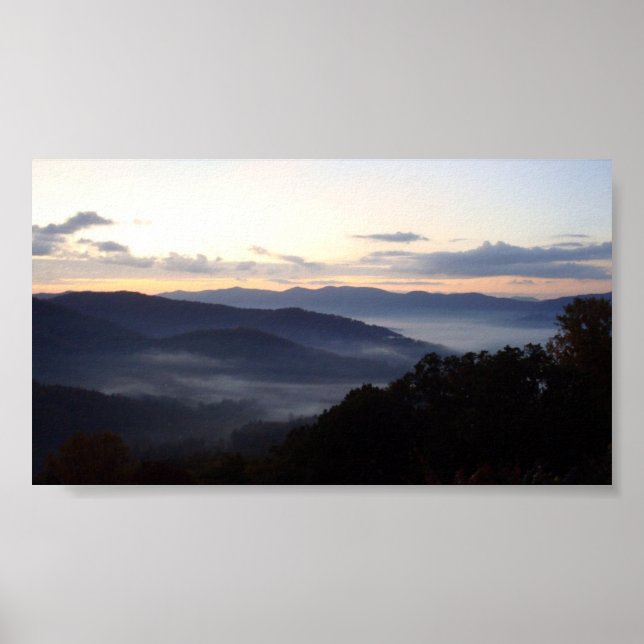 Blue Ridge Mountains Poster (Vorne)