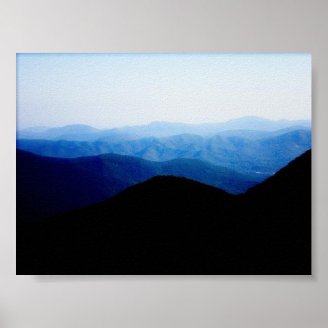 Blue Ridge Mountains Poster (Vorne)