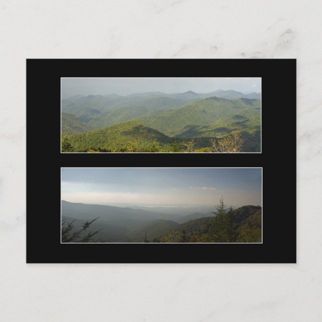 Blue Ridge Mountains Postkarte (Vorderseite)