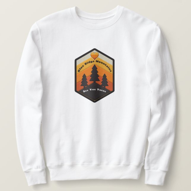 Blue Ridge Mountains Sweatshirt (Design vorne)