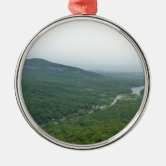 Blue Ridge Mountains-Tal Silbernes Ornament
