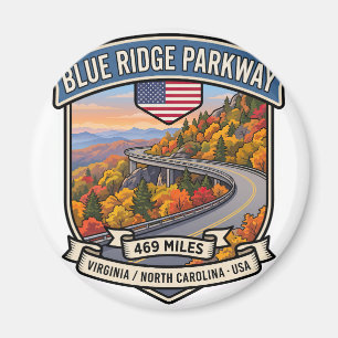 Blue Ridge Parkway Appalachen-Panoramastraße Magnet