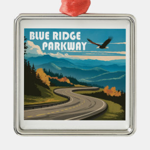 Blue Ridge Parkway Eagle Ornament Aus Metall