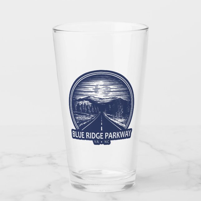 Blue Ridge Parkway Forest Glas (Vorderseite)