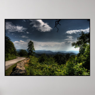 Blue Ridge Parkway HDR. Poster