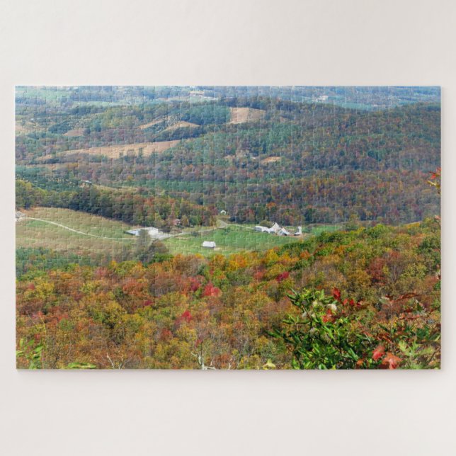 Blue Ridge Parkway Herbstlandschaft Landschaftlich (Horizontal)