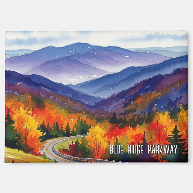 Blue Ridge Parkway Magnet (Vorderseite)