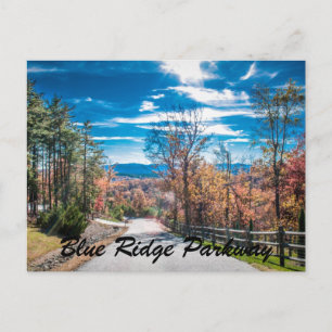 Blue Ridge Parkway NC Postkarte