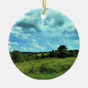 Blue Ridge Parkway near Floyd, Virginia Keramik Ornament