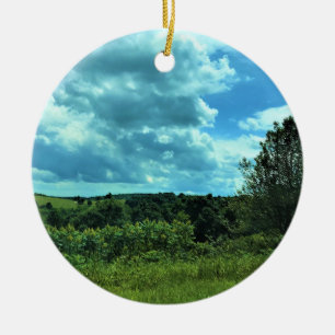 Blue Ridge Parkway near Floyd, Virginia Keramik Ornament