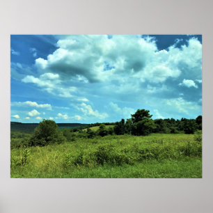 Blue Ridge Parkway near Floyd, Virginia Poster