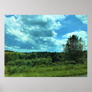 Blue Ridge Parkway near Floyd, Virginia Poster