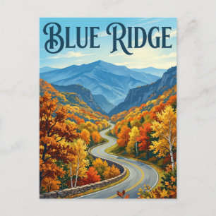 Blue Ridge Parkway Postkarte