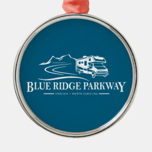 Blue Ridge Parkway Recreational Vehicle Ornament Aus Metall