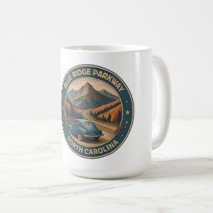 Blue Ridge Parkway Scenic Byway Oldtimer-Reise Kaffeetasse