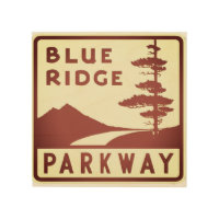 Blue Ridge Parkway Schild