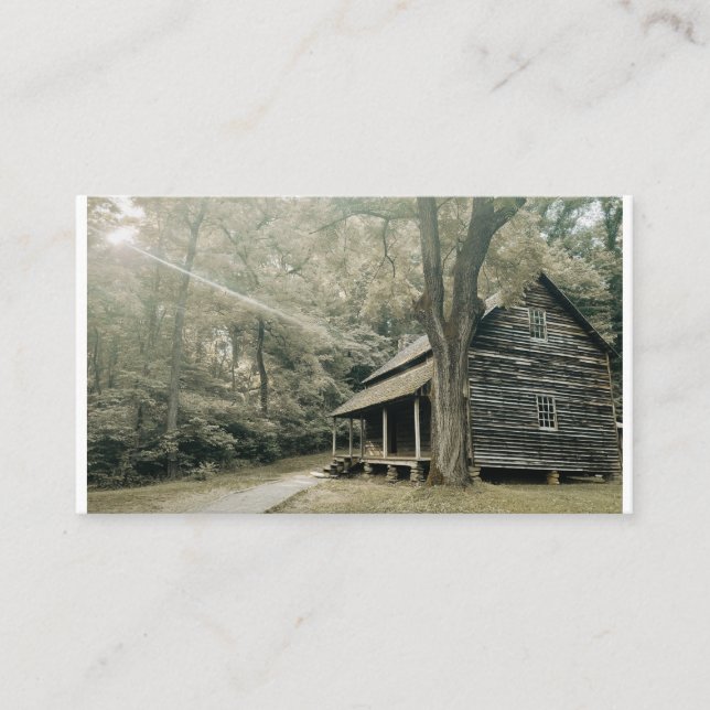 Blue Ridge Parkway - Tipton Place Homestead Visitenkarte (Vorderseite)