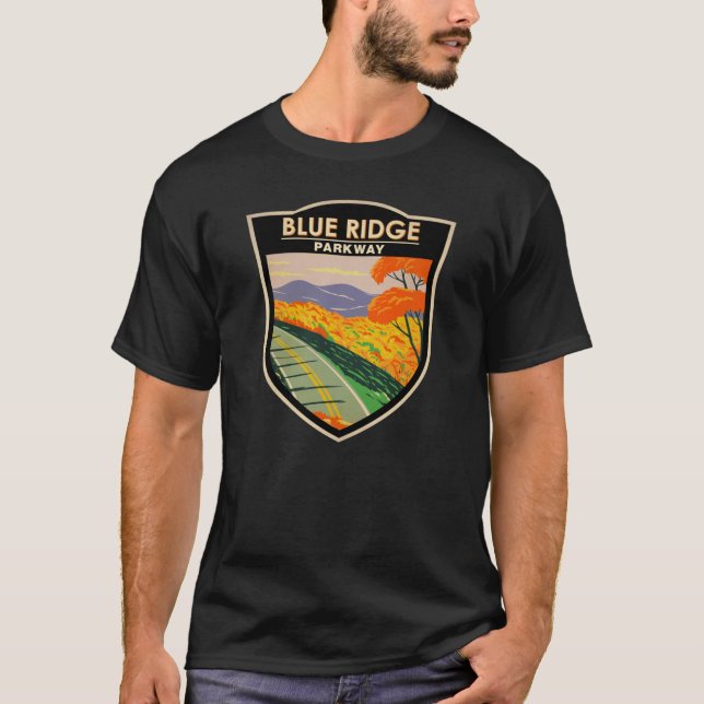 Blue Ridge Parkway Vintag  T-Shirt (Vorderseite)
