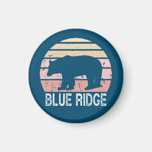 Blue Ridge Retro Bär Magnet