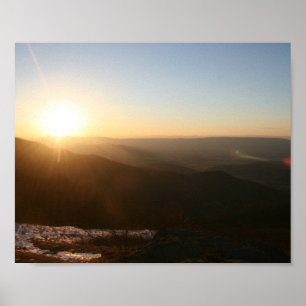 Blue Ridge Sonnenaufgang Poster