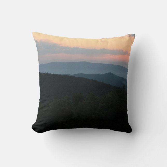Blue Ridge Sunset Pillow Kissen (Vorderseite)