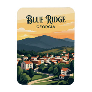 Blue Ridge USA Magnet