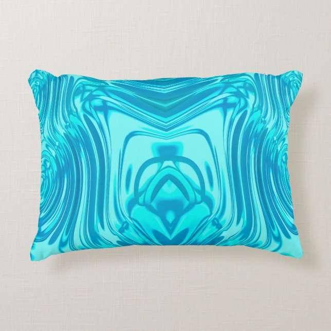 ~ BLUE RIPPLES ~ FRAKTAL DESIGN ~ DEKOKISSEN (Vorderseite)