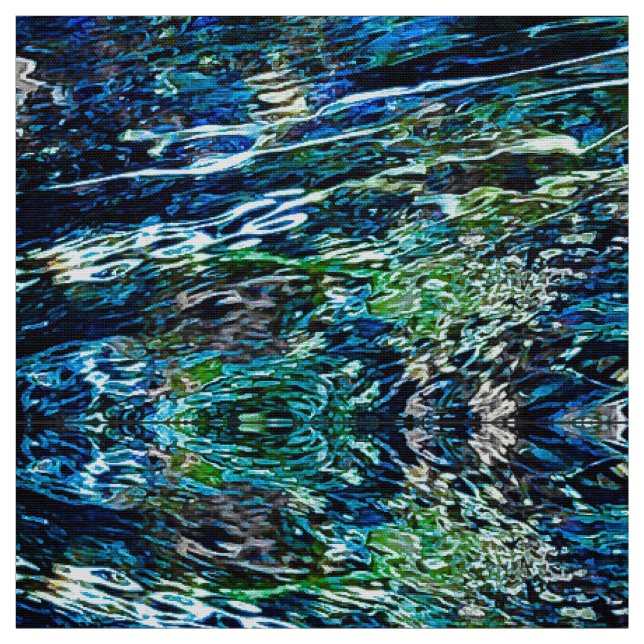 Blue River Fabric Stoff (Muster)
