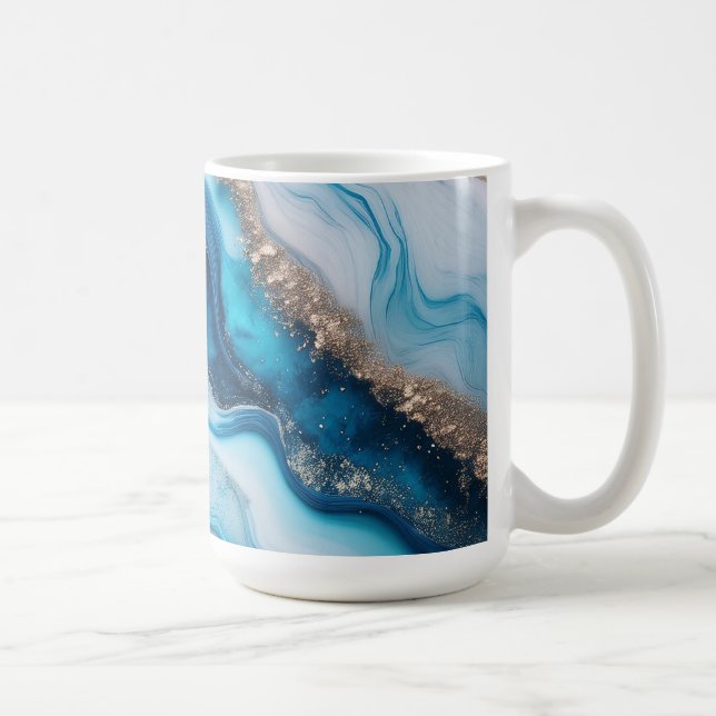 Blue River Marble Kaffeetasse (Rechts)
