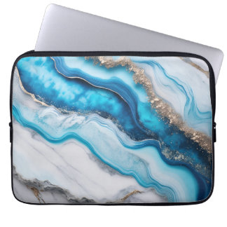 Blue River Marble Laptopschutzhülle