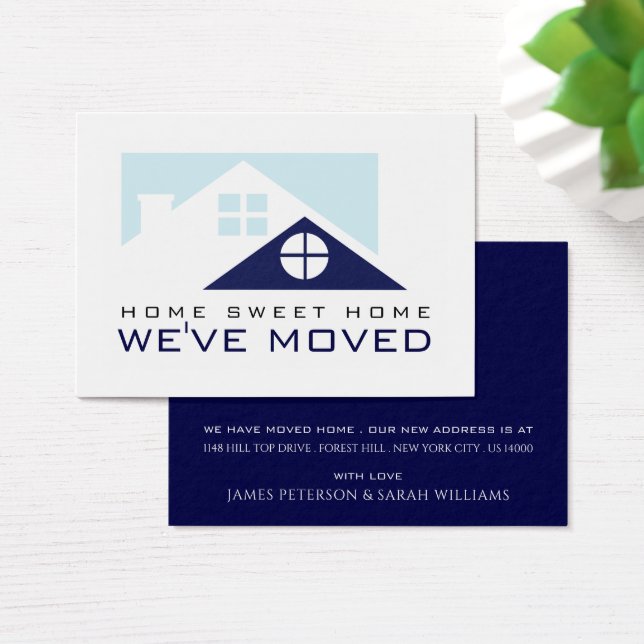 Blue Rooftop, Änderung der Adresskarte (Schreibtisch)