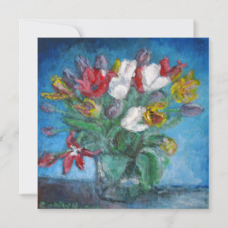 Blue Room Tulip Blume Bouquet in einer Vase