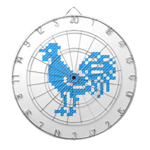 Blue Rooster Dartscheibe