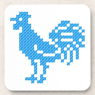 Blue Rooster Getränkeuntersetzer