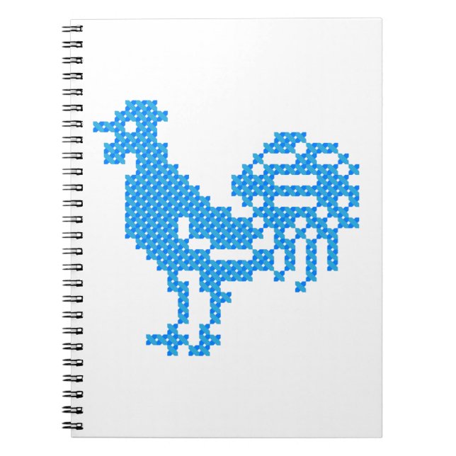 Blue Rooster Notizblock (Vorderseite)