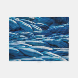Blue Rope Fleecedecke