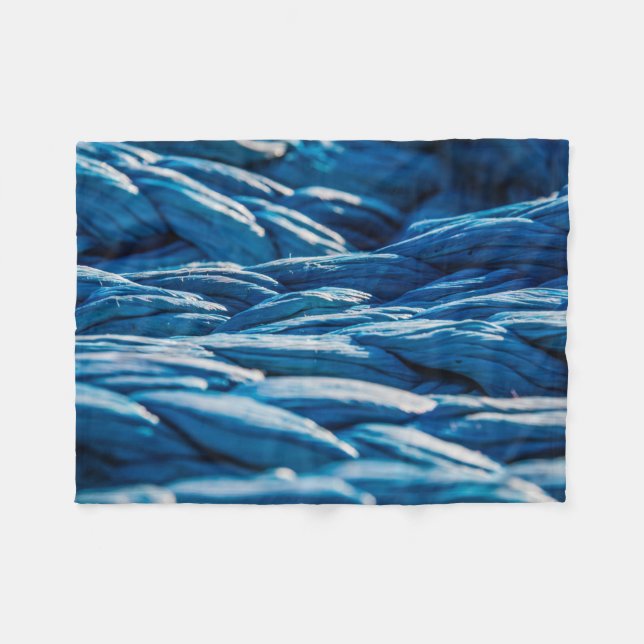 Blue Rope Fleecedecke (Vorderseite (Horizontal))