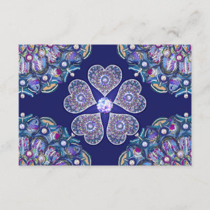 Blue Rosace Begleitkarte