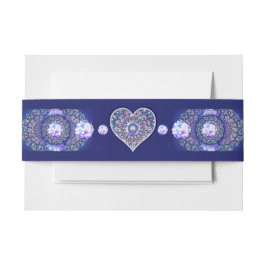 Blue Rosace Einladungsbanderole