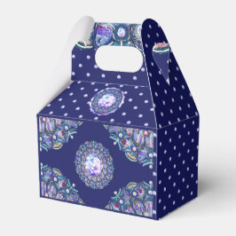 Blue Rosace Geschenkschachtel