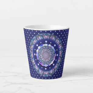 Blue Rosace Milchtasse