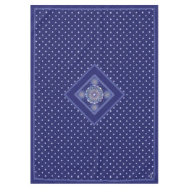 Blue Rosace Tischdecke