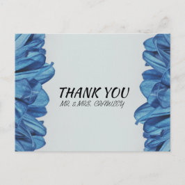 Blue Rose Classic - Blue Petaled Blume Postkarte