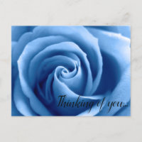 Blue Rose Denken Sie an Ihre Karte