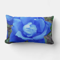 Blue Rose Digital Manipulation Lumbar Cushions