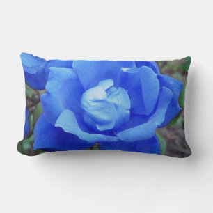 Blue Rose Digital Manipulation Lumbar Cushions Lendenkissen