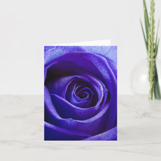 Blue Rose Note Card Karte