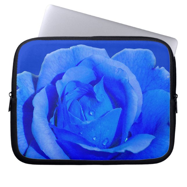 Blue Rose Notebook Sleeve Blue Rose Tablet Case (Vorderseite)